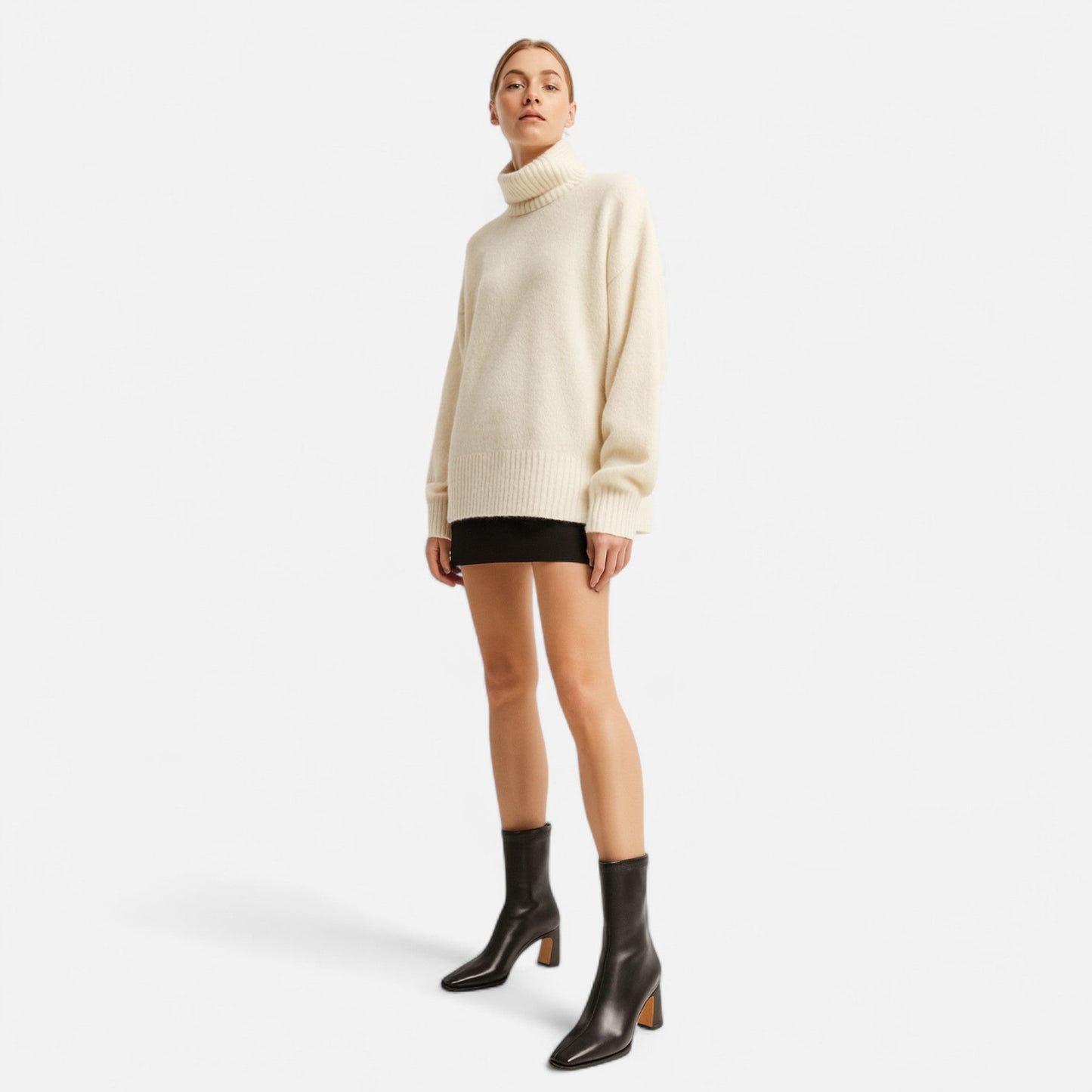 Echwear Women’s Vintage Square-Toe Ankle Boots