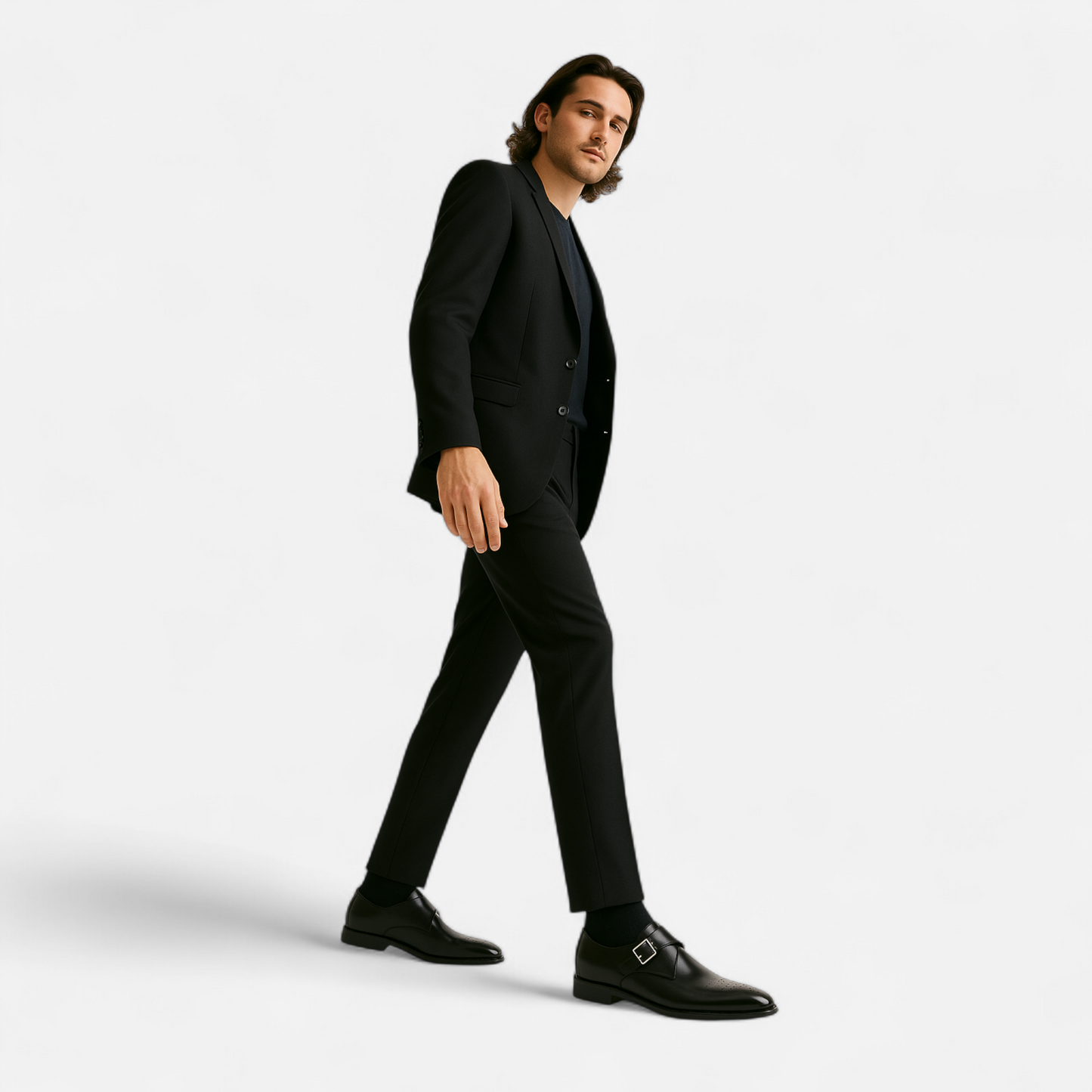 Echwear Men’s Leather Loafer Wedding Shoes