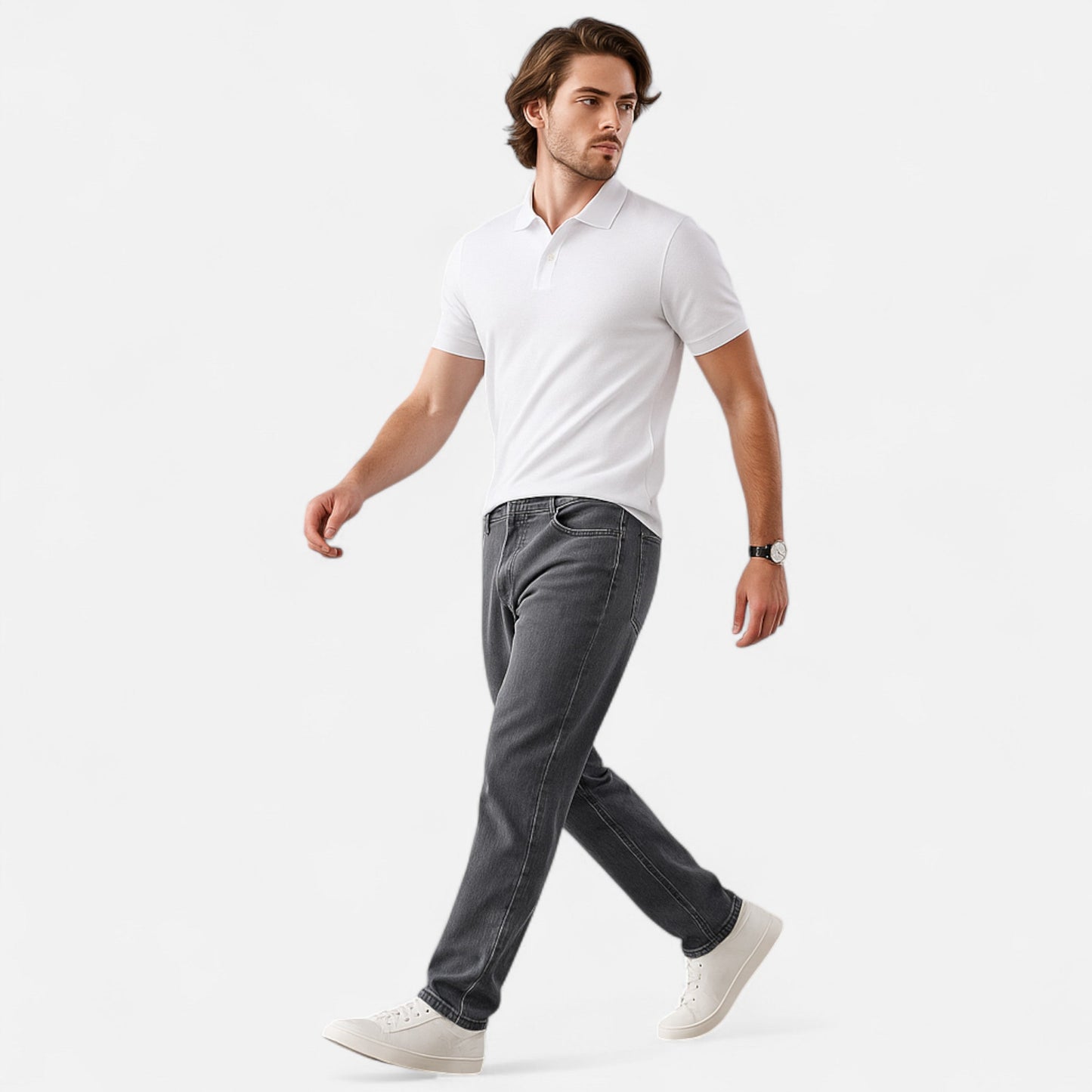 Echwear Men’s Straight-Leg Lyocell Denim Jeans