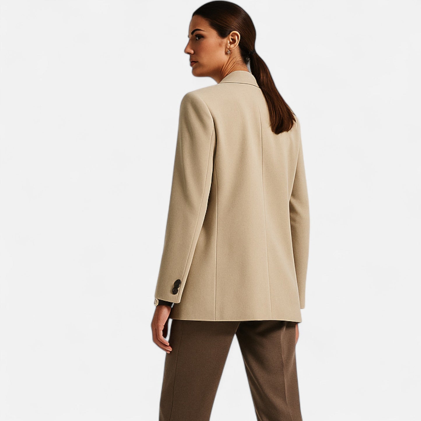 Echwear Women’s Double-Breasted Vintage Blazer