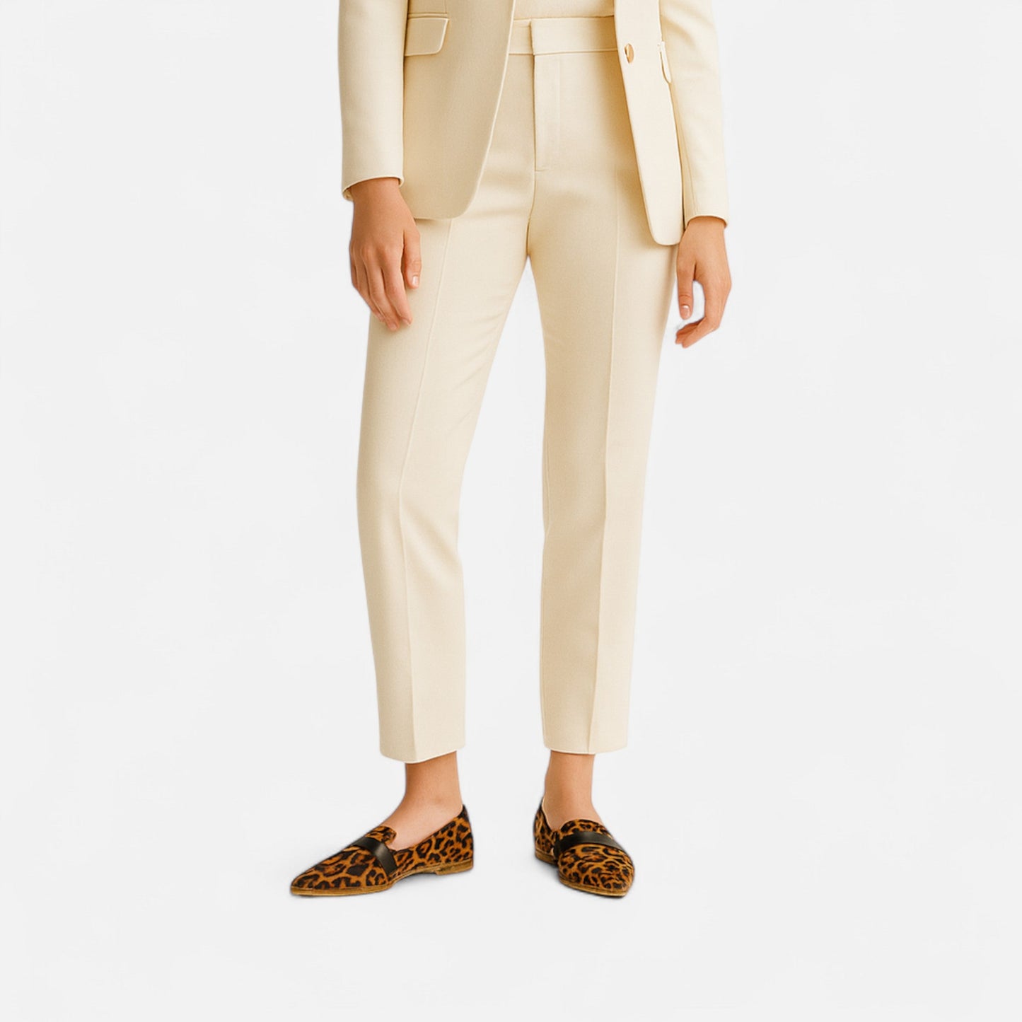 Echwear Women’s Retro Pointed-Toe Loafers