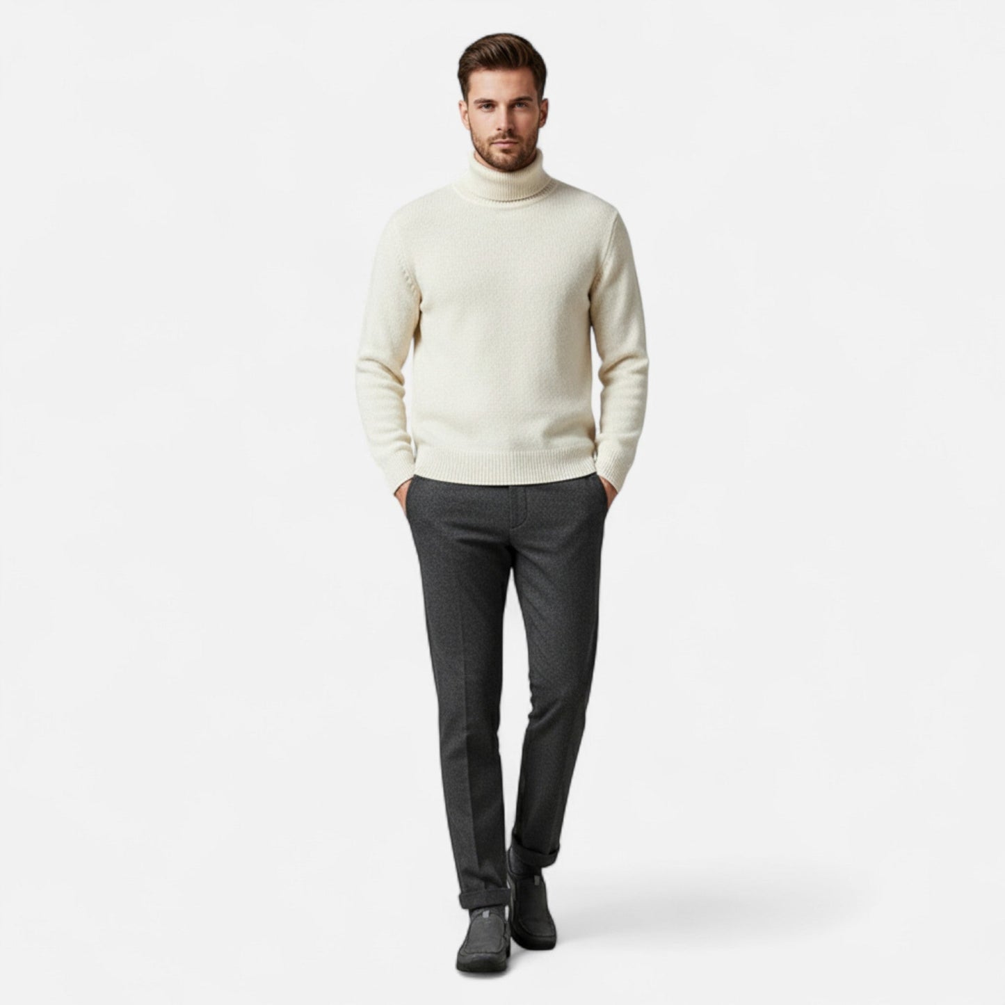 Echwear Men’s Casual Loafers – Breathable Autumn Winter Sneakers