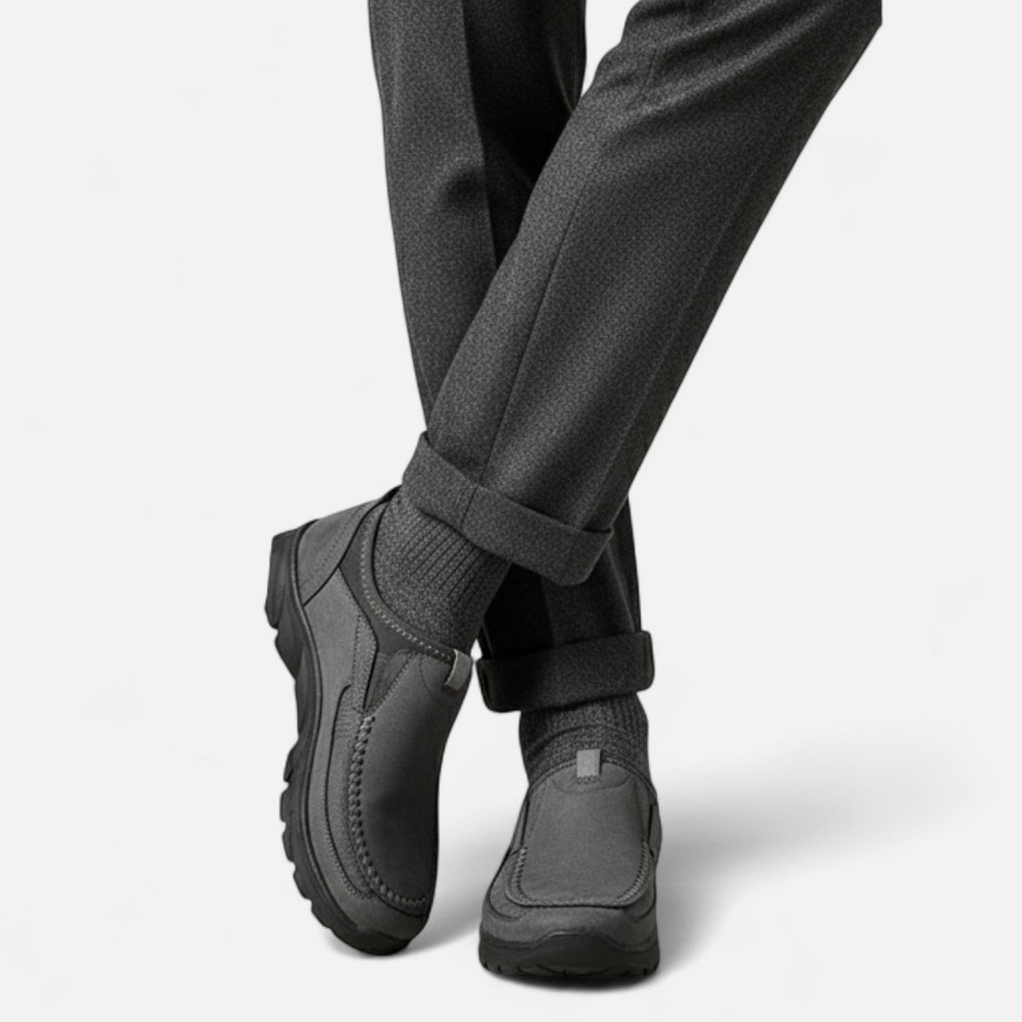 Echwear Men’s Casual Loafers – Breathable Autumn Winter Sneakers