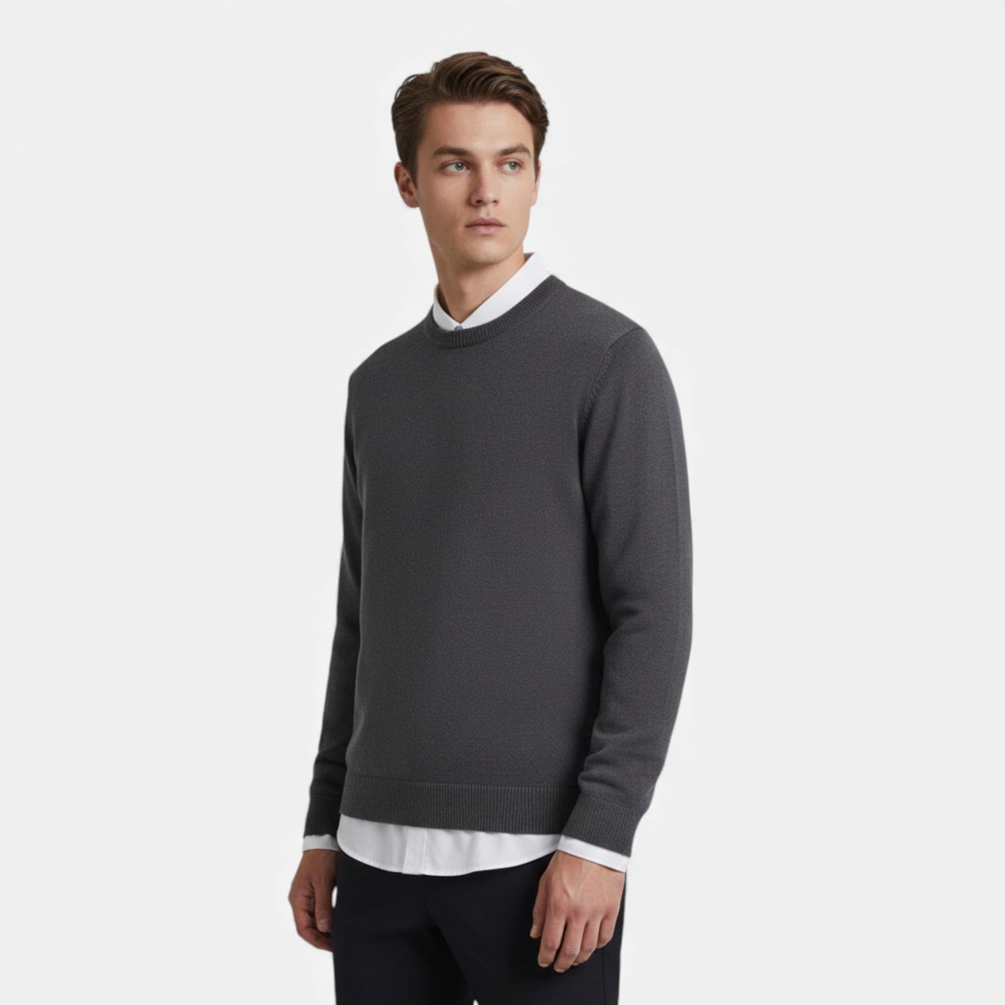 Echwear Men’s Crew Neck Knit Sweater
