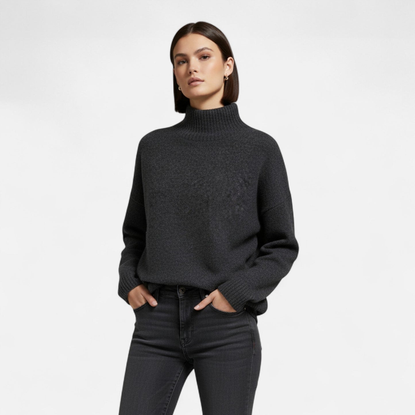 Echwear Women’s Vintage Turtleneck Sweater – Classic Winter Warmth