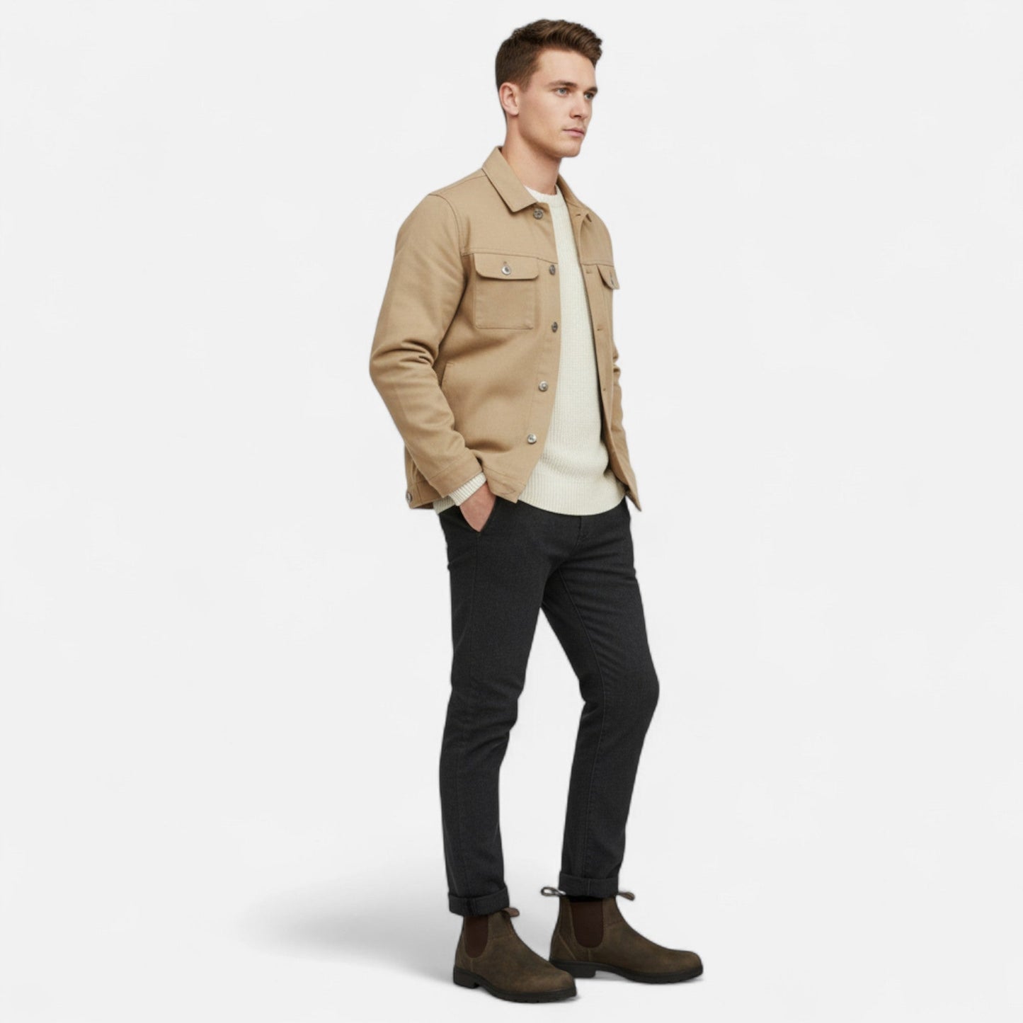 Echwear Men’s Heritage Leather Chelsea Boots