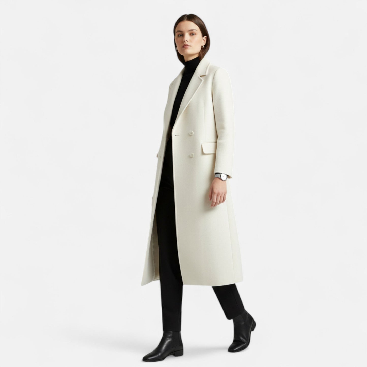 Echwear Women's Elegant Trench Coat