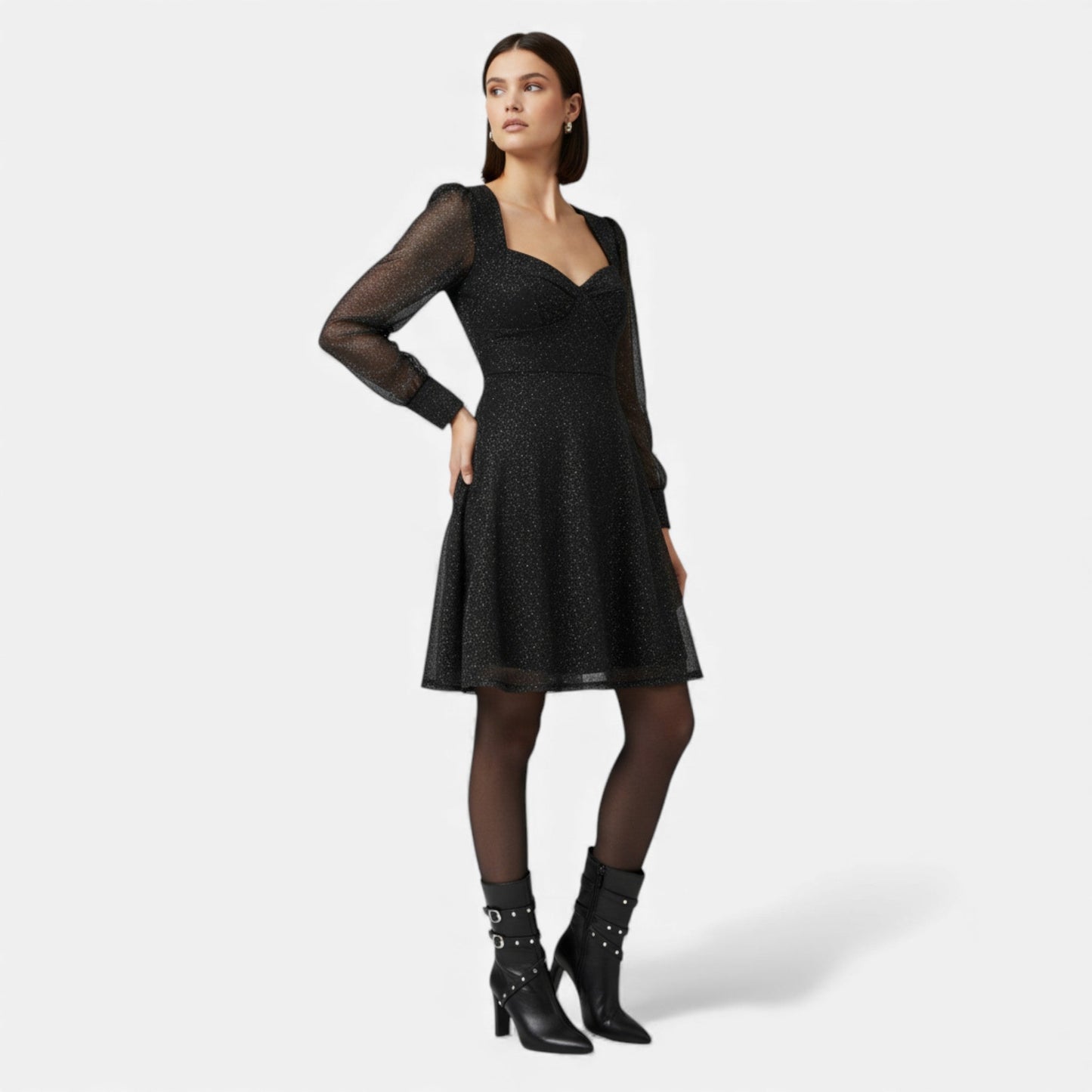 Echwear Women’s Leather Ankle Boots – Winter Luxe Pointed Toe