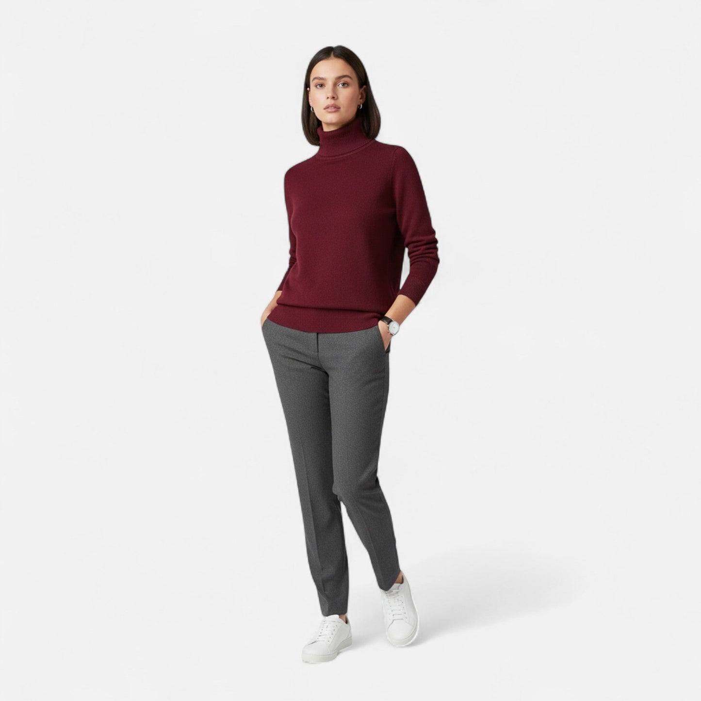 Echwear Women's Plush Turtleneck – Heritage Winter Warmth