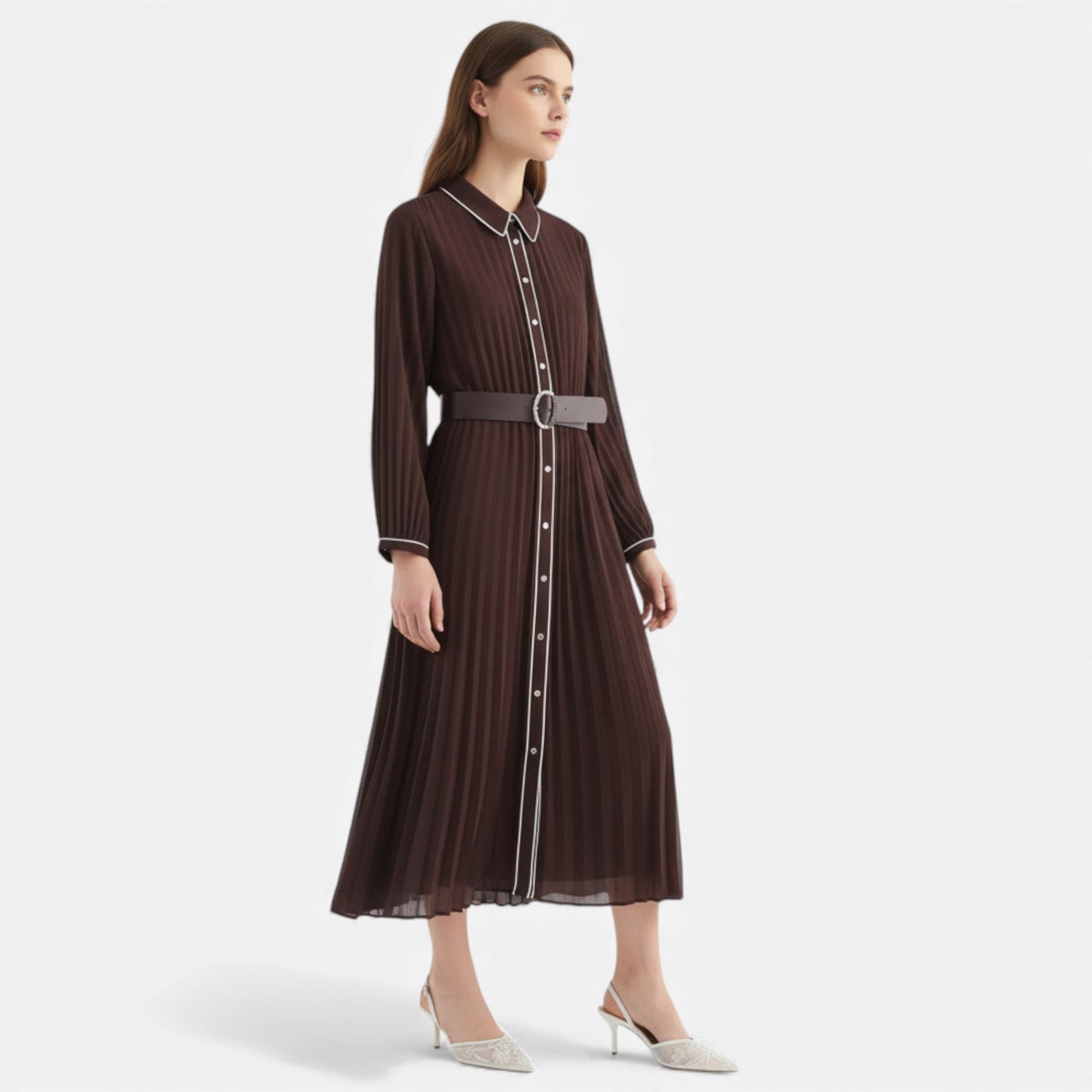 Echwear Women’s Embroidered Mesh Designer Heels