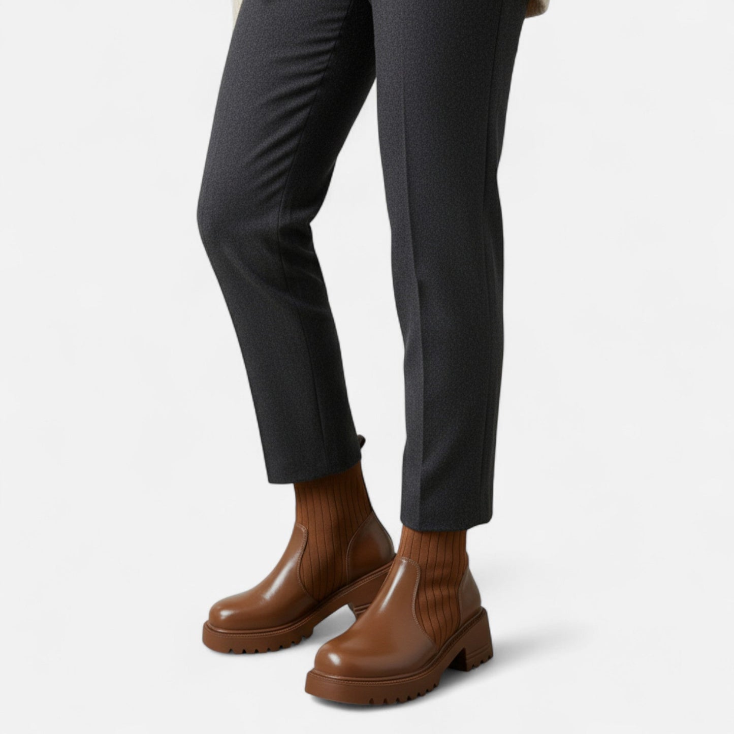 Echwear Women’s Modern Slip-On Ankle Boots