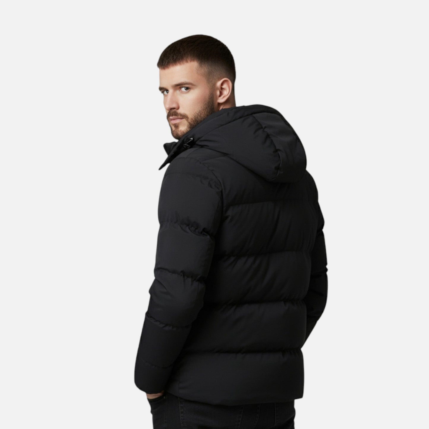 Echwear Men’s Hooded Puffer Jacket – Timeless Cold Weather Layer