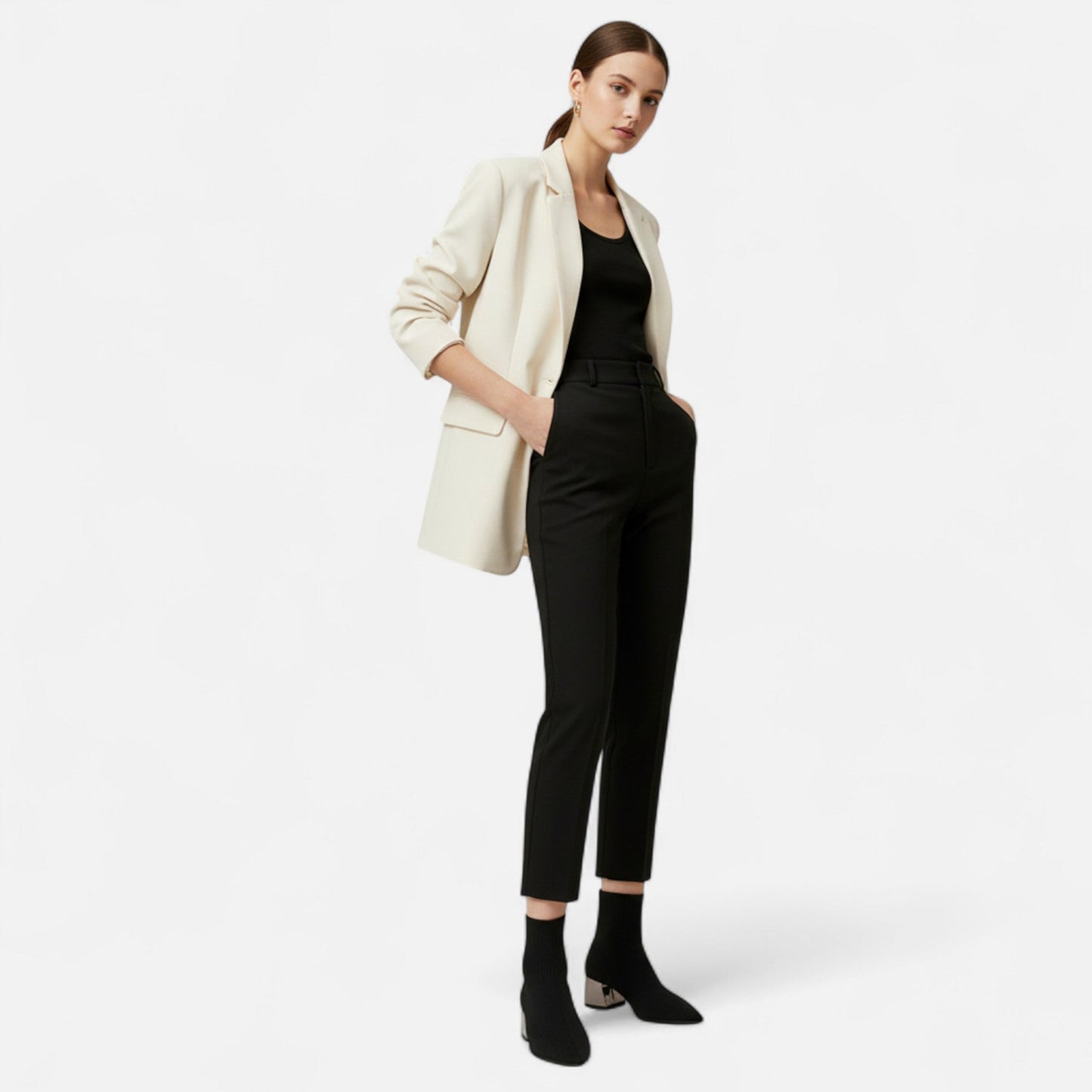 Echwear Women’s Sock Boots – Sculpted Autumn Elegance