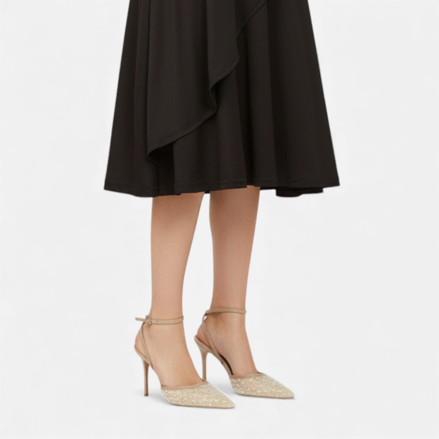 Echwear Women’s Elegant Ankle-Wrap High Heels