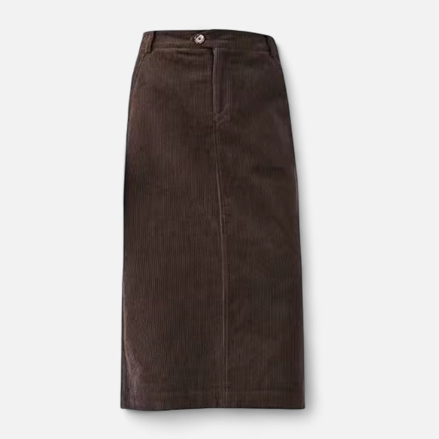 Echwear Women's Elegant Corduroy Skirt