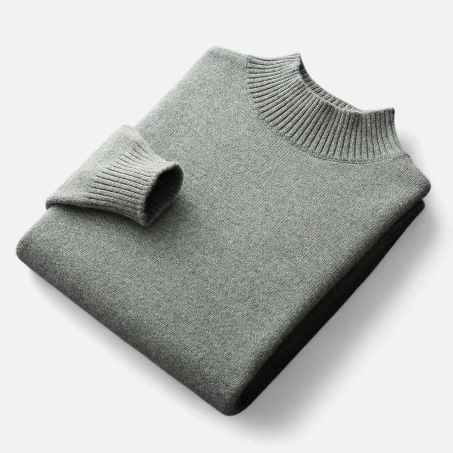 Echwear Men’s Pure Wool Turtleneck Sweater
