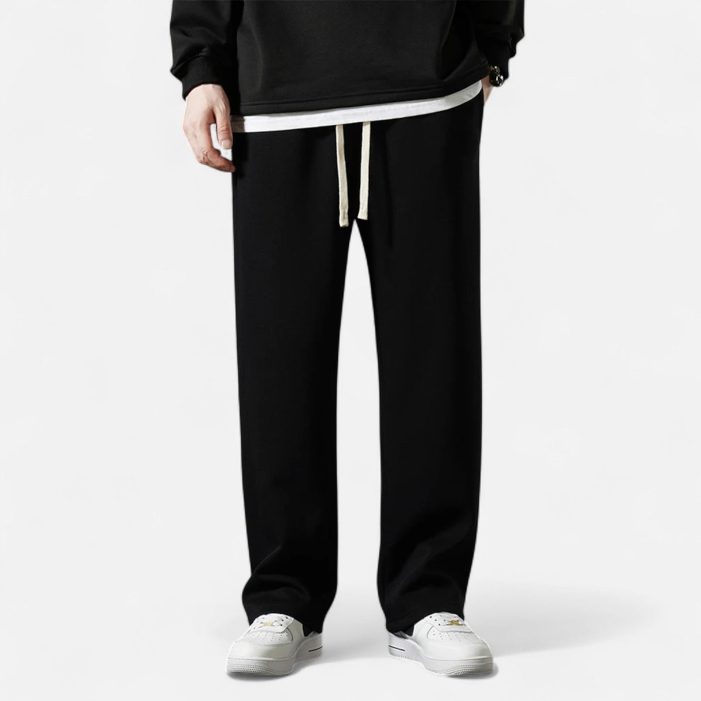 Echwear Men’s Wide-Leg Cotton Jogger Pants