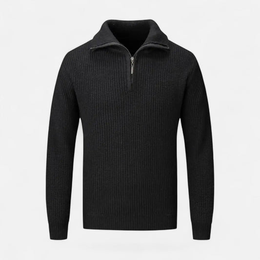 Echwear Men’s Wool-Blend Half-Zip Sweater