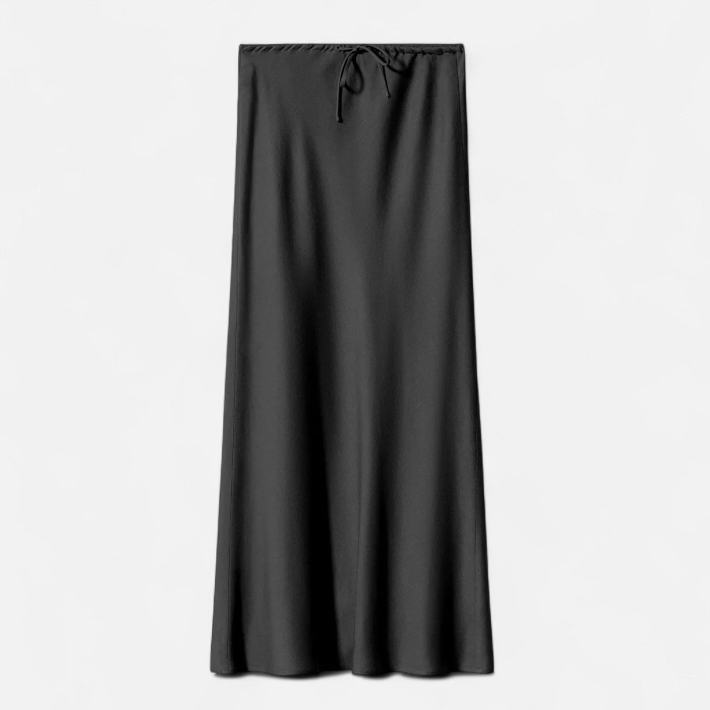 Echwear Women's Elegant High-Waist Satin Skirt