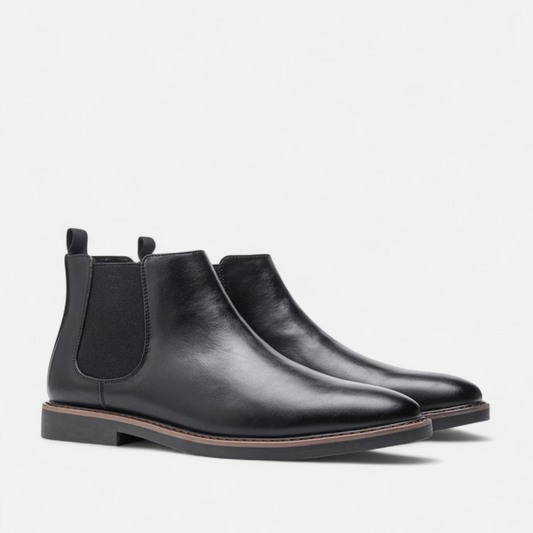 Echwear Men’s Retro Leather Chelsea Boots