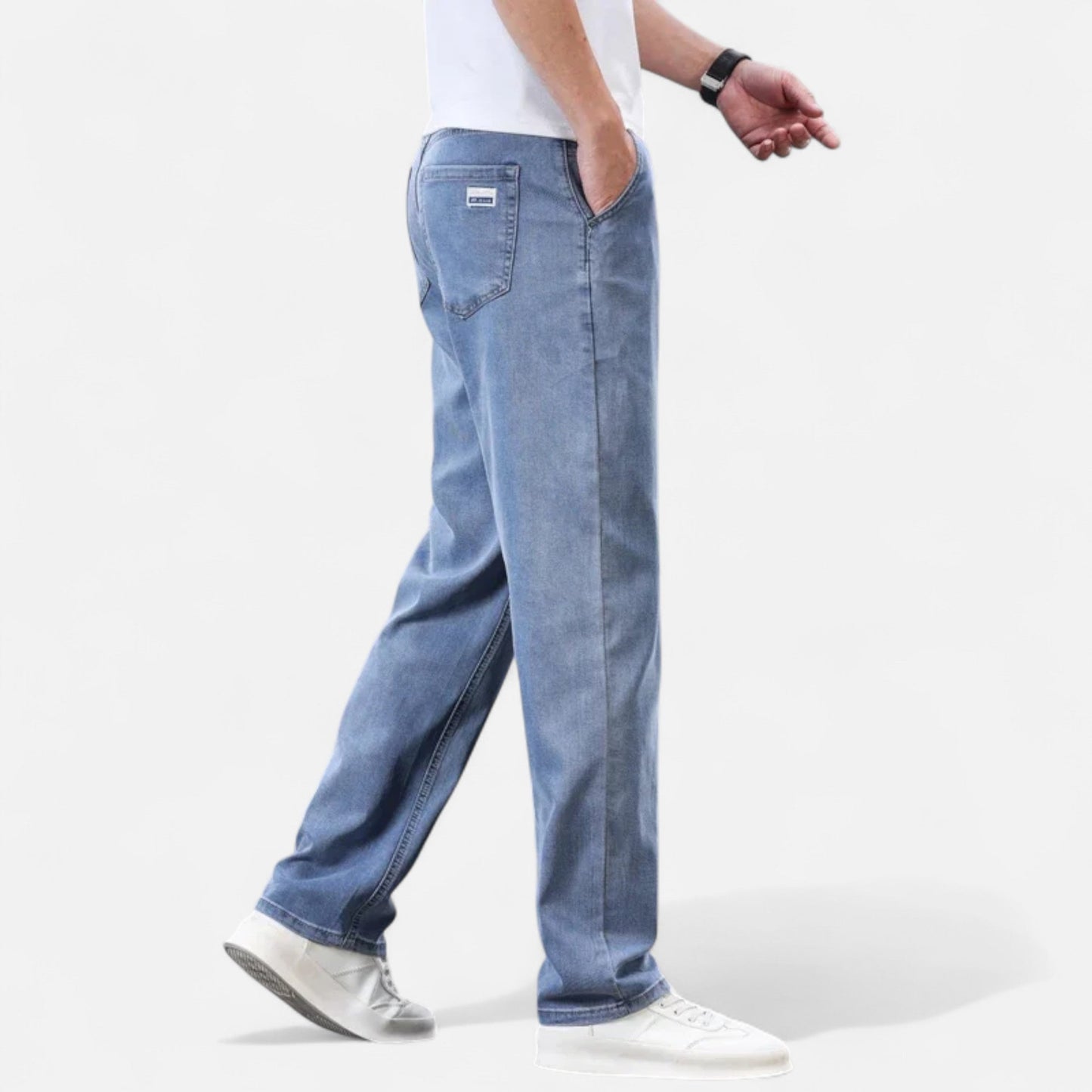Echwear Men’s Straight-Leg Lyocell Denim Jeans