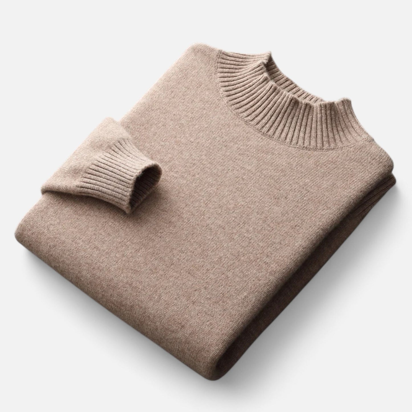 Echwear Men’s Pure Wool Turtleneck Sweater