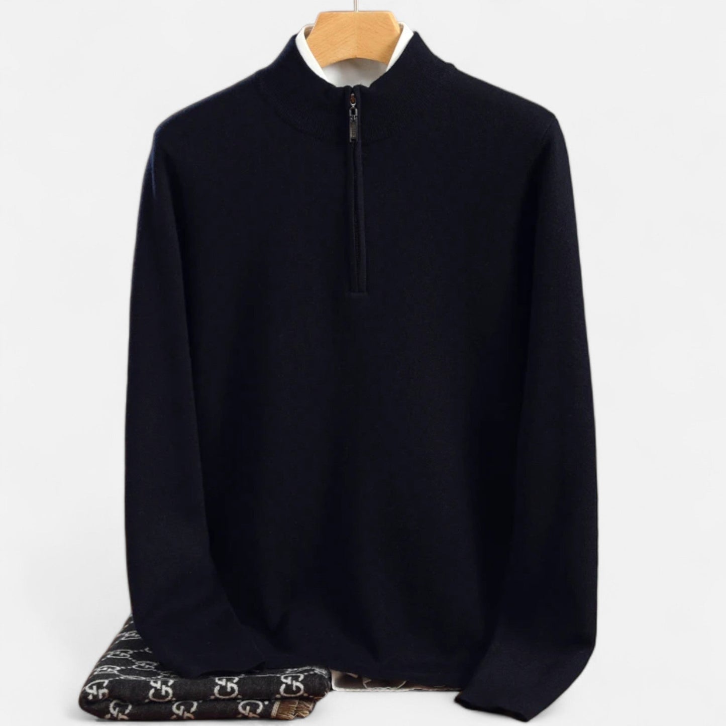 Echwear Men’s Merino Wool Half-Zip Sweater