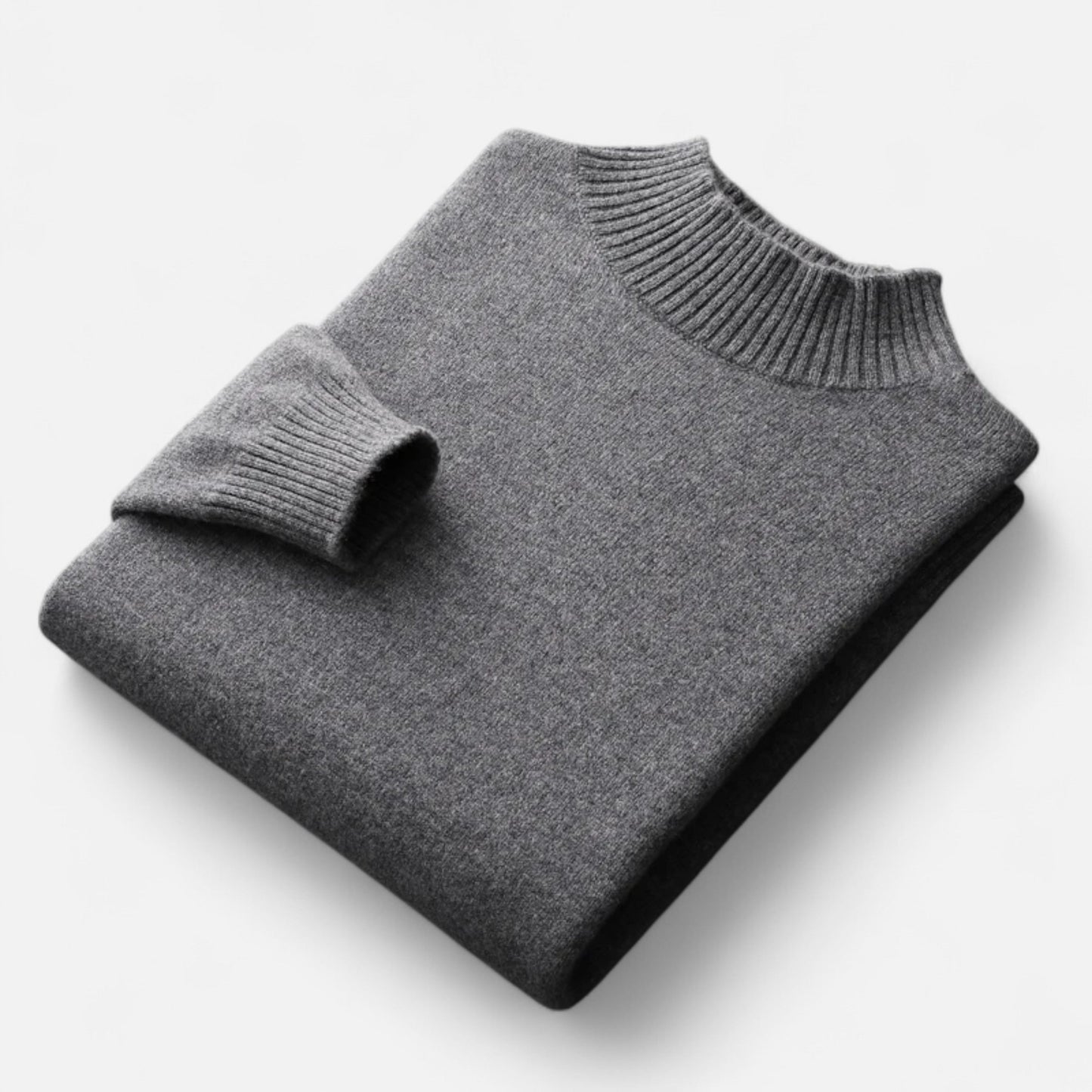 Echwear Men’s Pure Wool Turtleneck Sweater