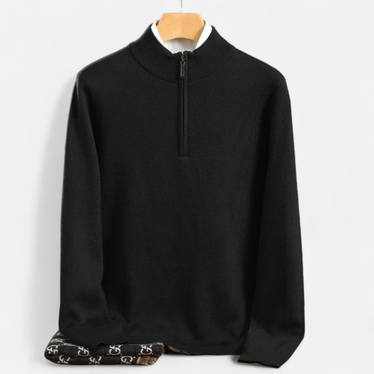 Echwear Men’s Merino Wool Half-Zip Sweater
