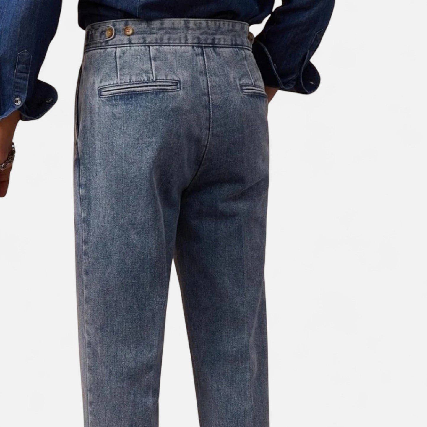 Echwear Men’s Vintage Jeans | Classic Straight Fit
