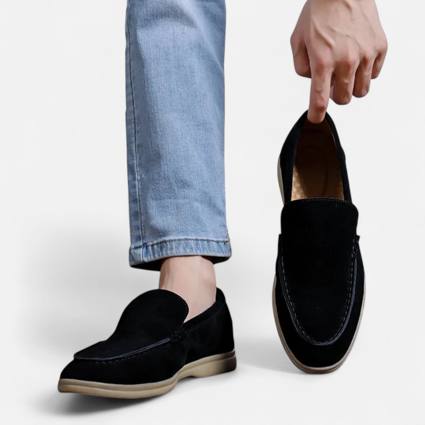 Echwear Men’s Suede Loafers | Classic Slip-On Elegance