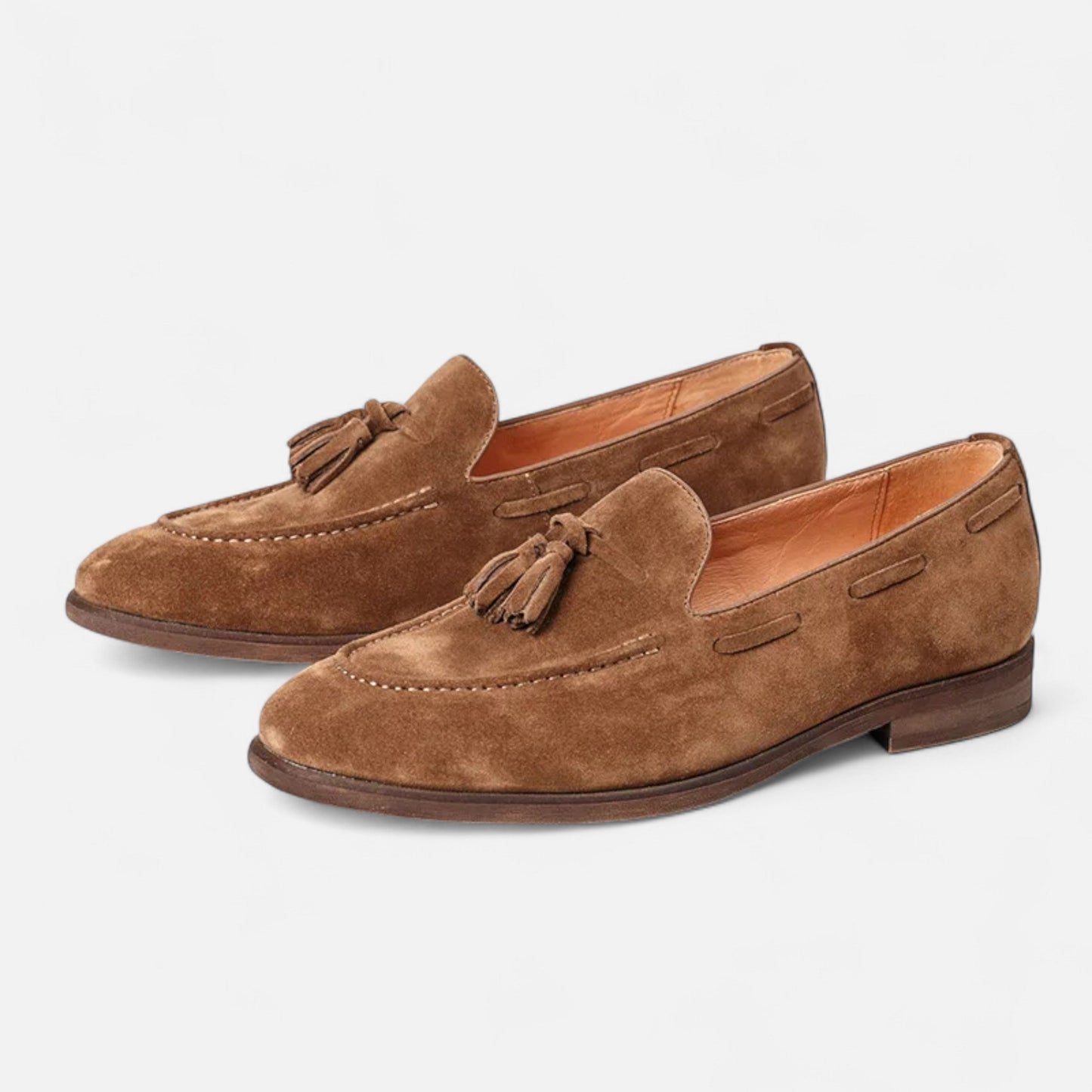 Echwear Men’s Nubuck Leather Loafers | Classic British Style