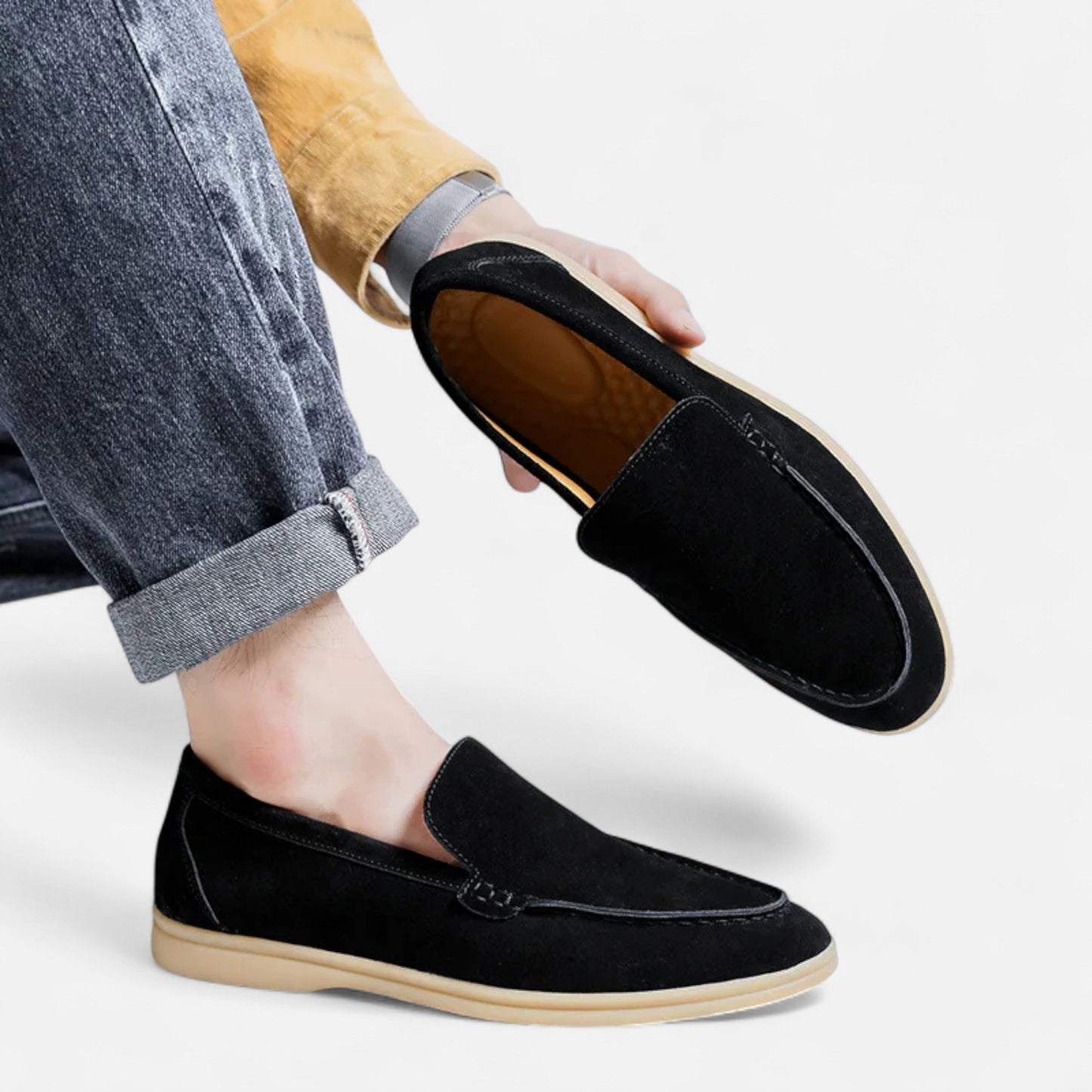 Echwear Men’s Suede Loafers | Classic Slip-On Elegance