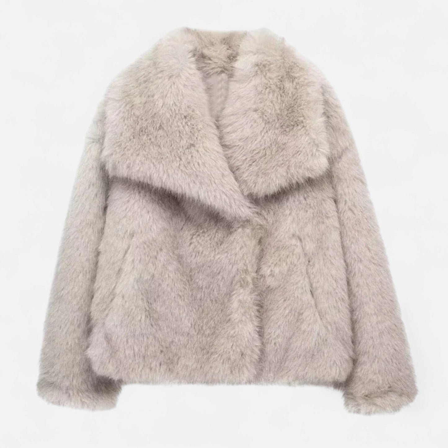 Echwear Women’s Plush Faux Fur Winter Coat