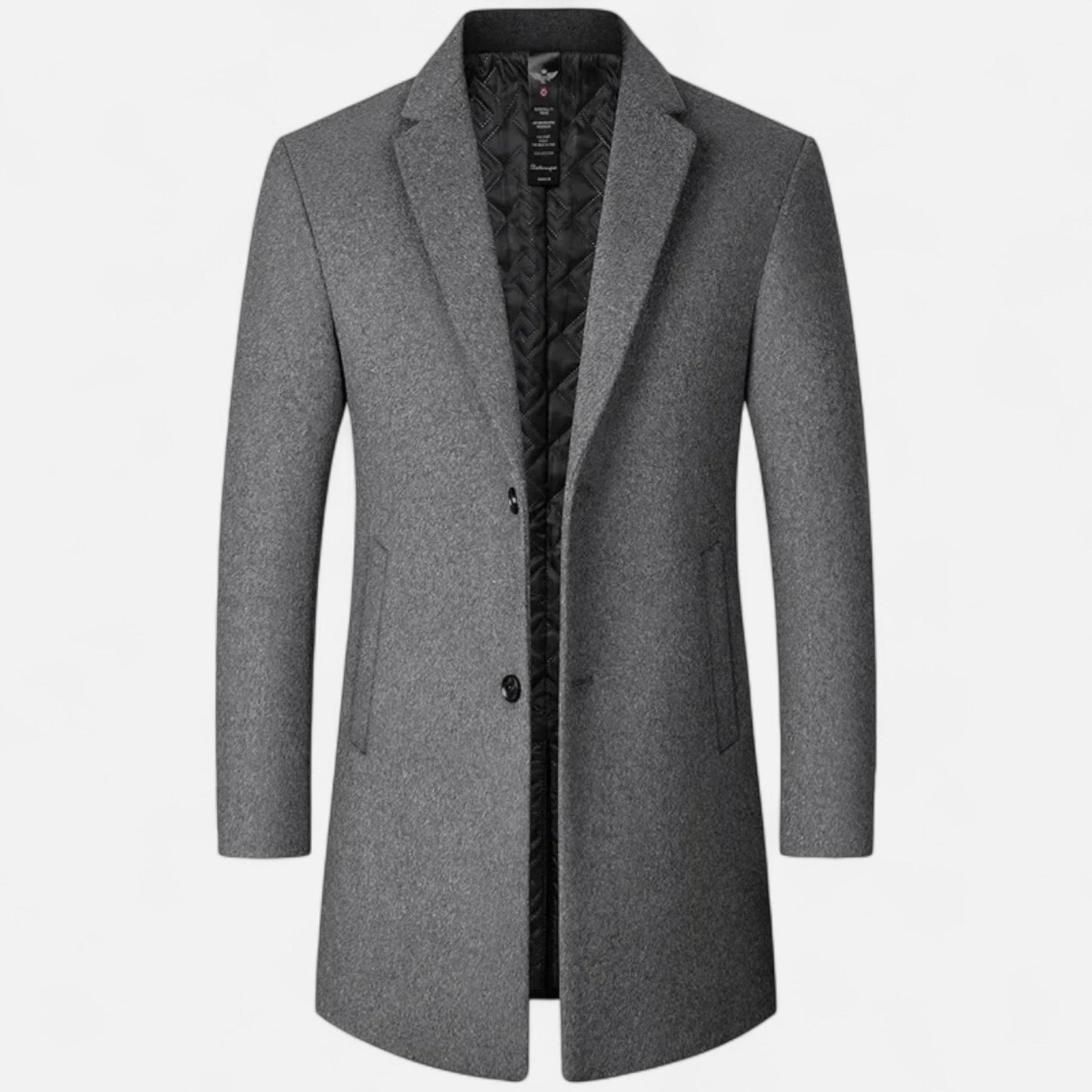 Echwear Men’s Classic Wool Overcoat