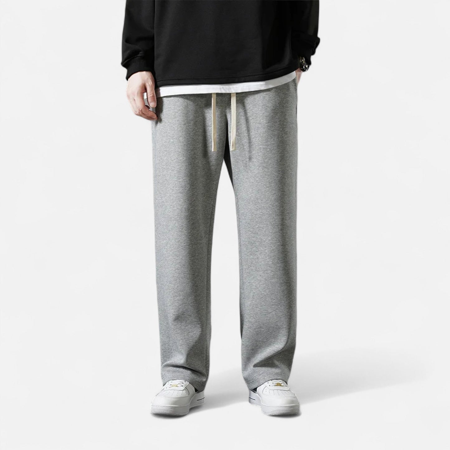 Echwear Men’s Wide-Leg Cotton Jogger Pants