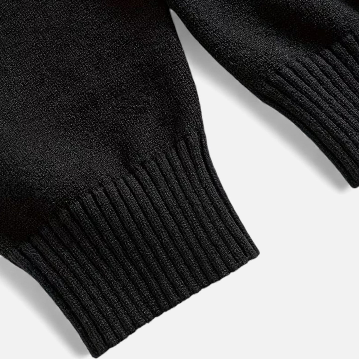 Echwear Men’s Loose-Fit Button-Up Polo Sweater