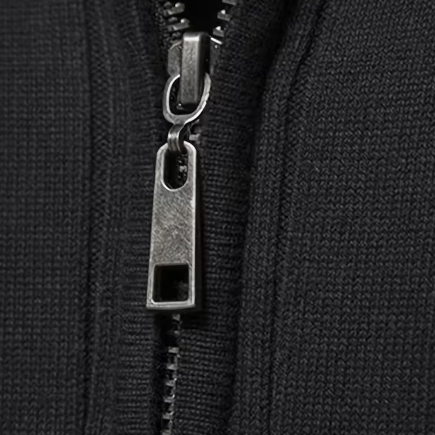 Echwear Men’s Warm Minimalist Zippered Knit Sweater