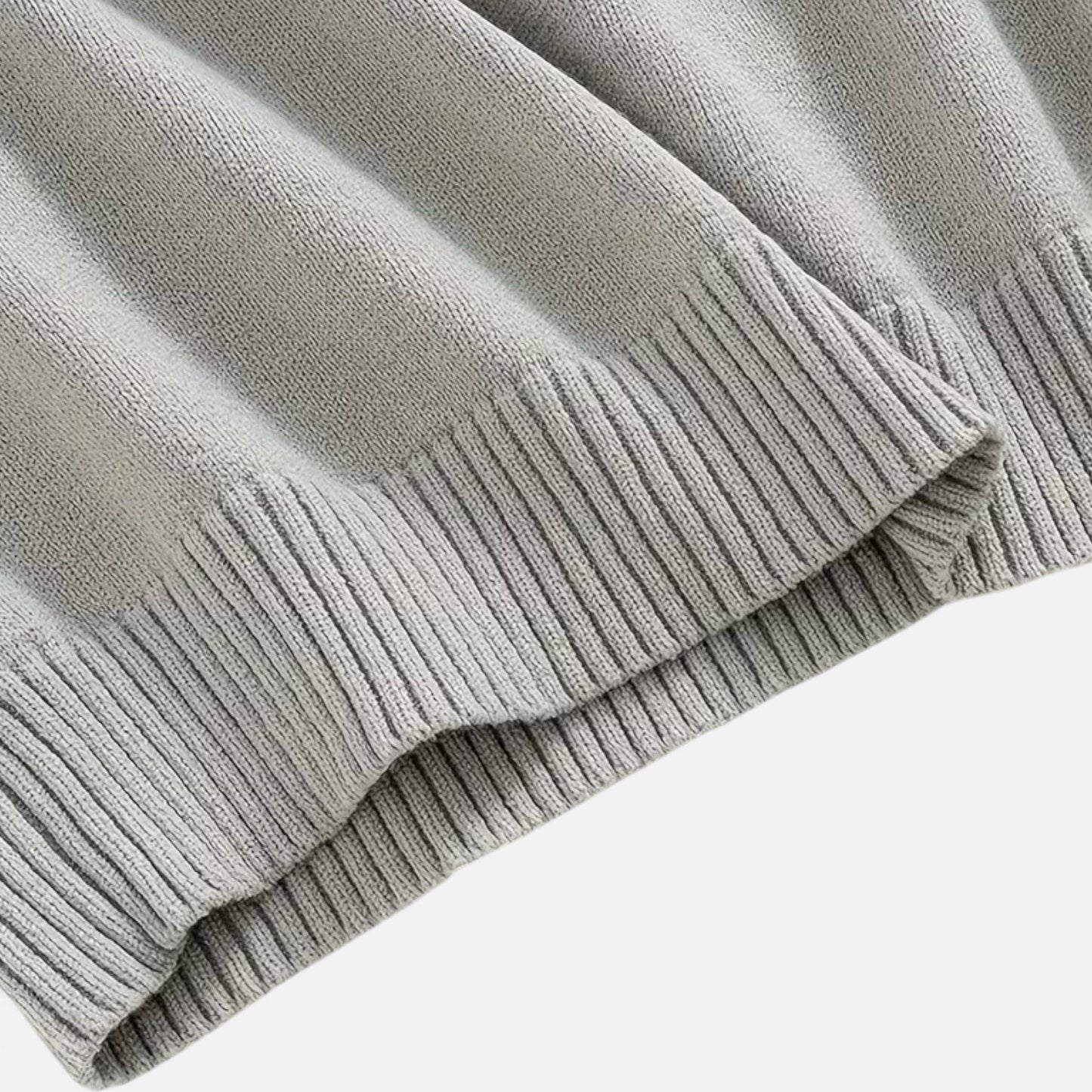 Echwear Men’s Loose-Fit Button-Up Polo Sweater