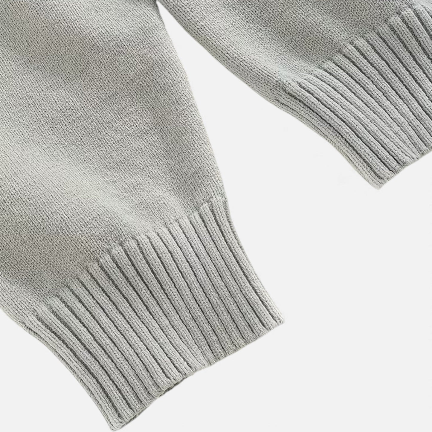 Echwear Men’s Loose-Fit Button-Up Polo Sweater