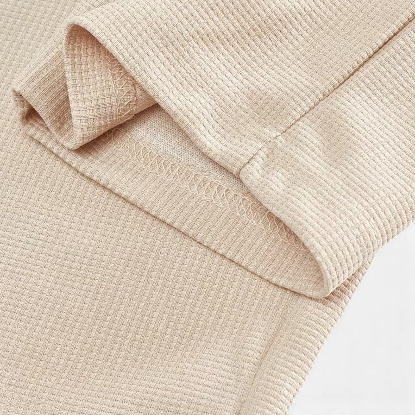 Echwear Men’s 2-Piece Waffle Knit Casual Outfit