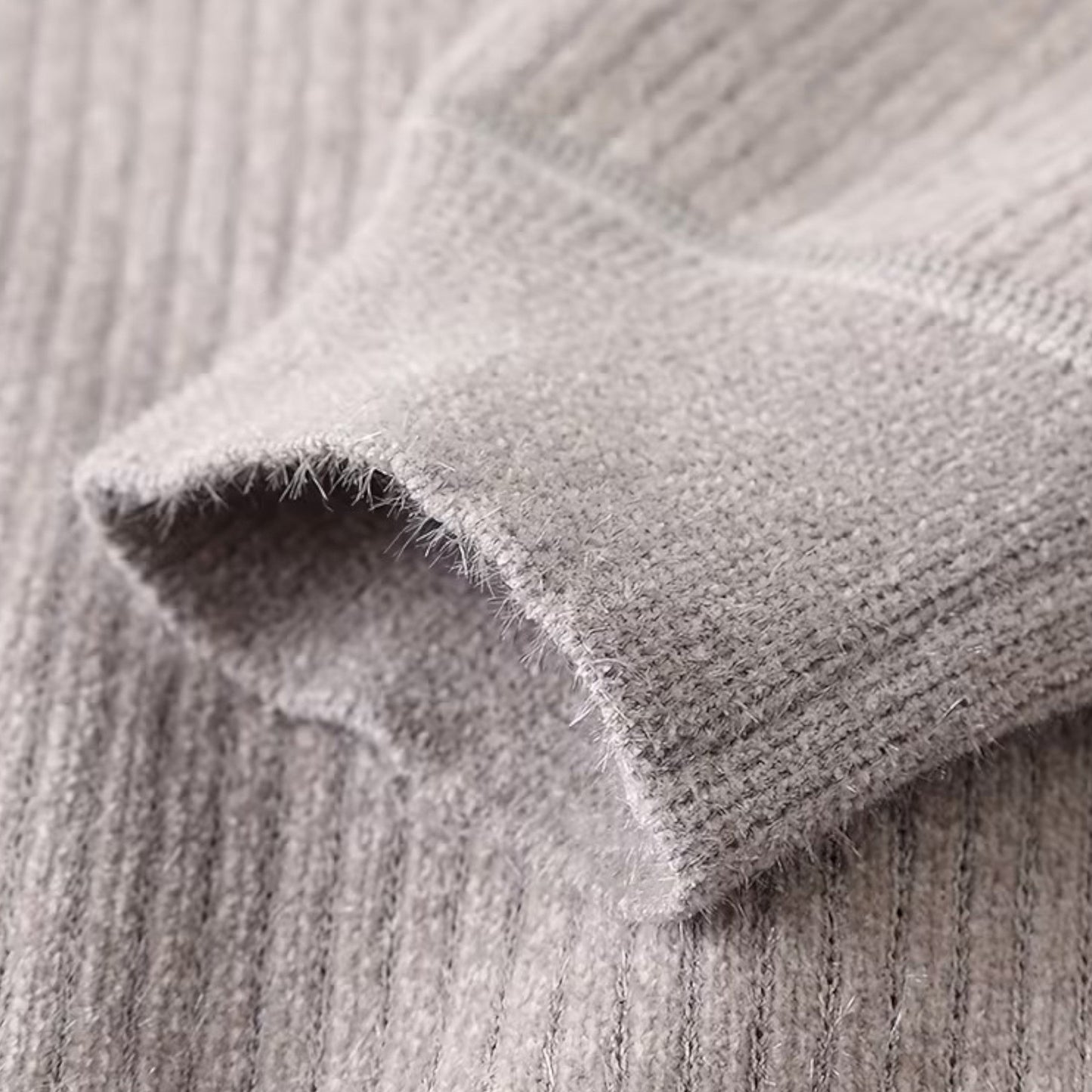 Echwear Men’s Thick Half-Zip Striped Knit Sweater