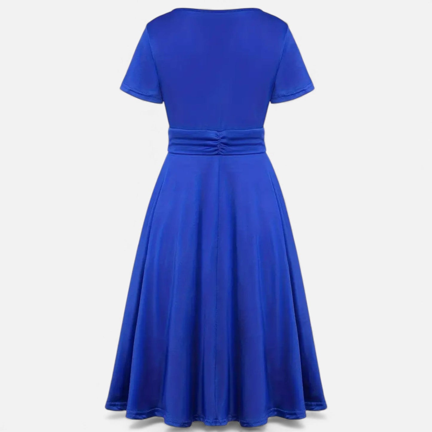 Echwear Women’s Rhinestone V-Neck Asymmetrical Evening Dress