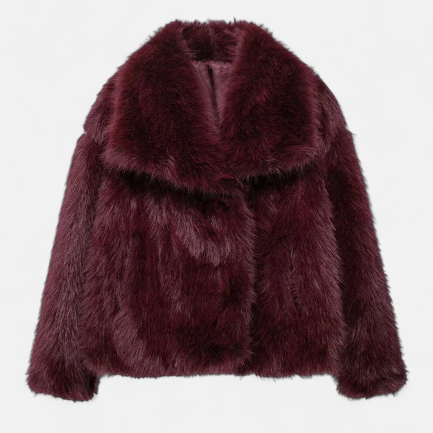 Echwear Women’s Plush Faux Fur Winter Coat