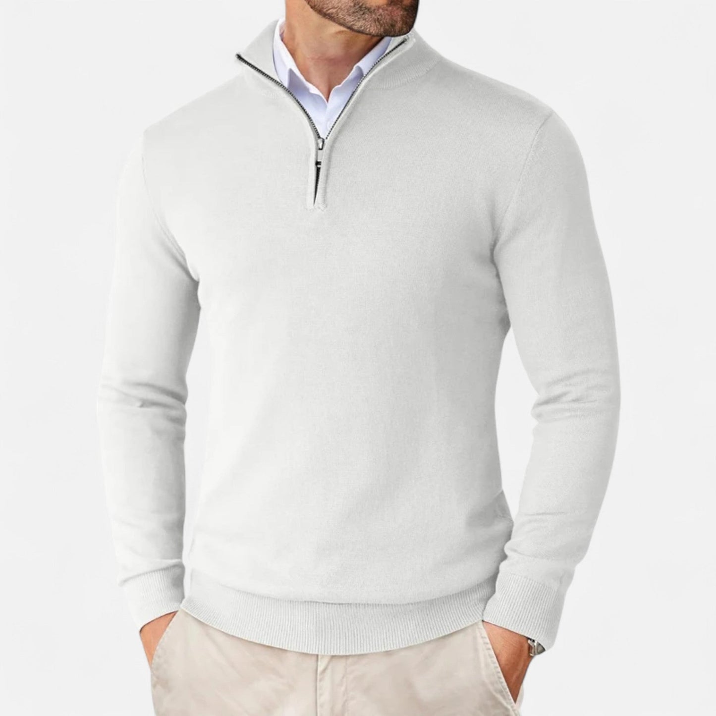 Echwear Men’s Slim-Fit Sweater Quarter-Zip